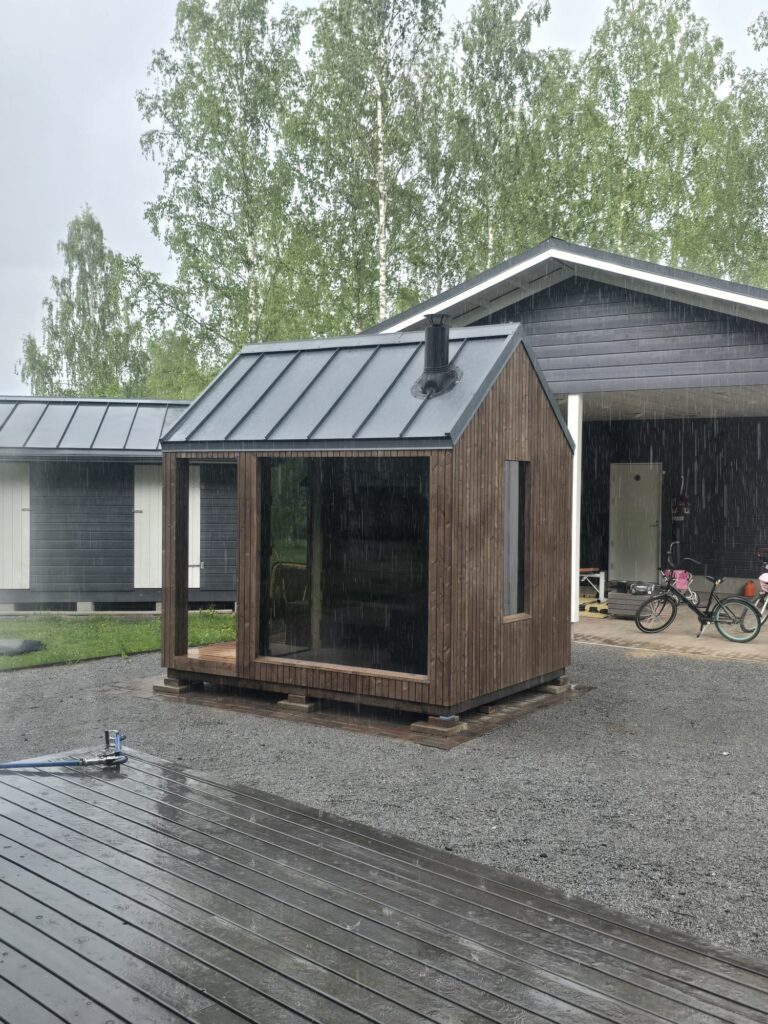Pihasauna julkisivu